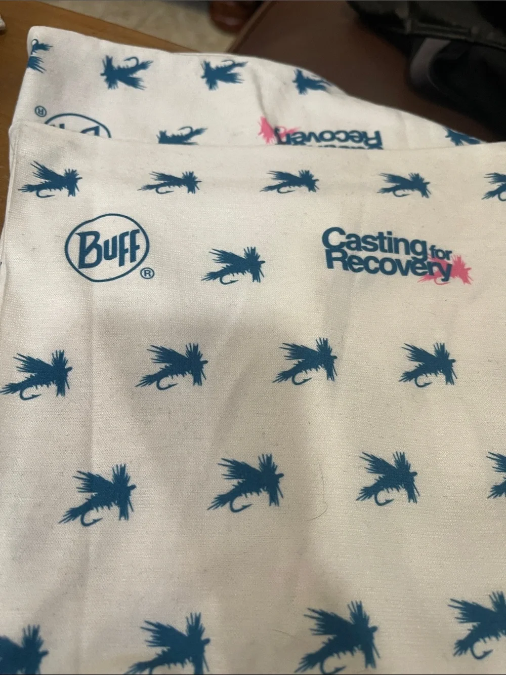 Women’s Blue Trucker Hats and Buff Set